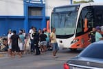 Bloqueo en la Pedro de Heredia por protesta de habitantes de El Espinal