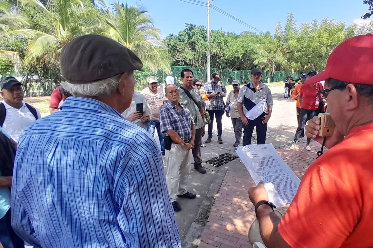 Protesta en Chambacú contra empresas de servicios públicos de Cartagena