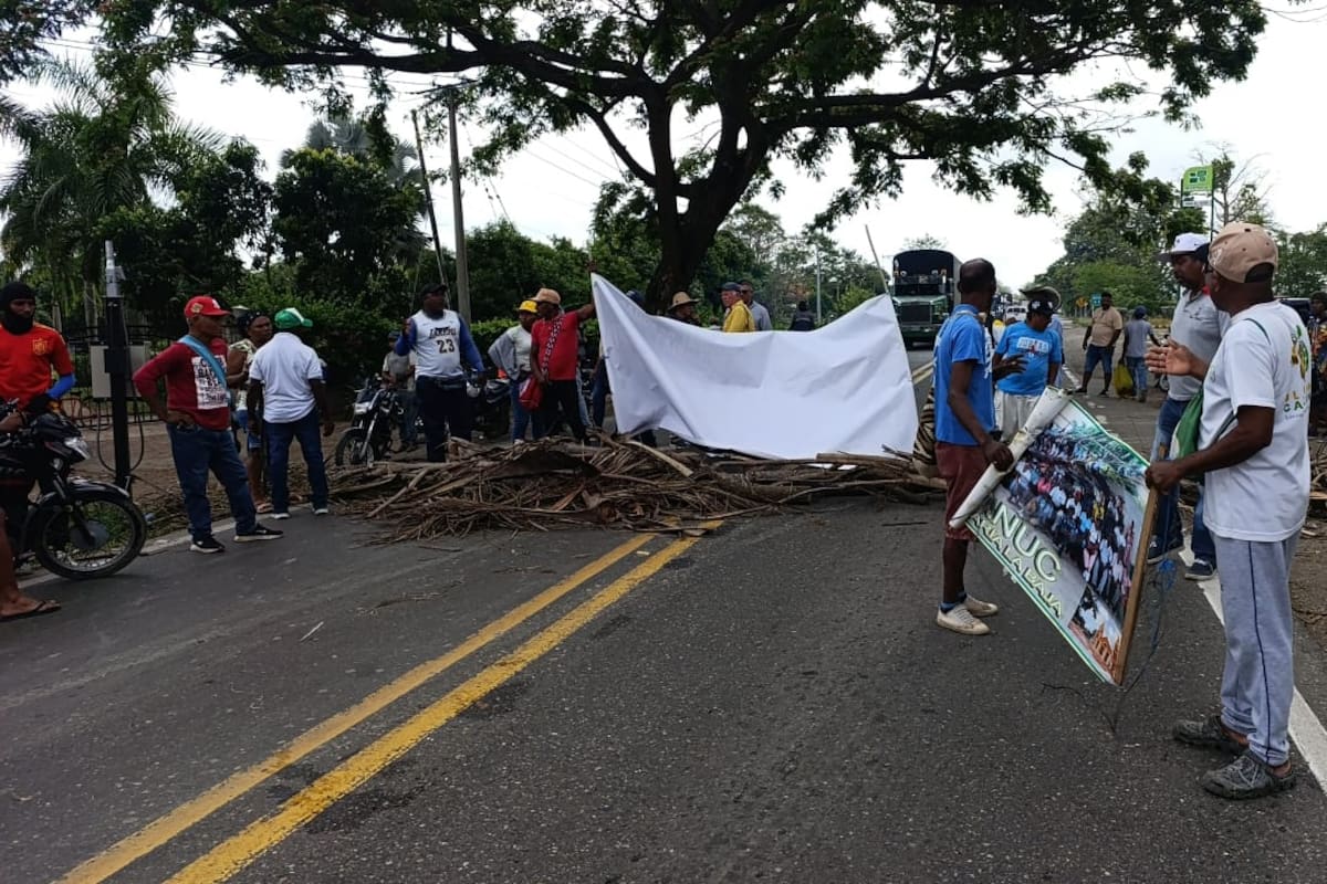 Bloqueo en la Troncal de Occidente: cierre total en el tramo San Onofre - Cartagena