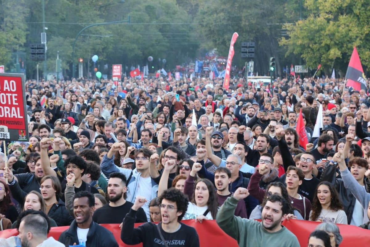 Profesores y enfermeros mantienen la huelga en Portugal por segundo día