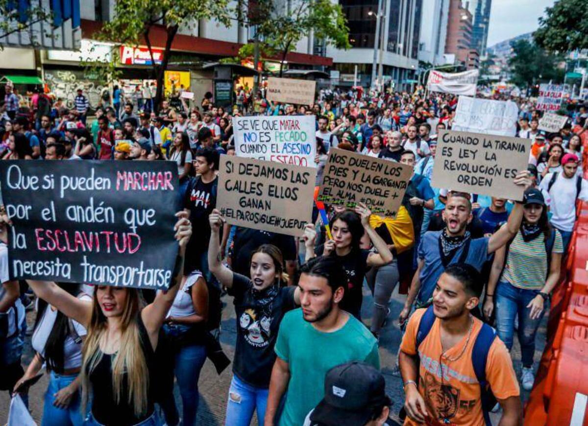 En 2019, los estudiantes universitarios salieron a las calles para reclamar por más recursos para las universidades públicas. //El Colombiano