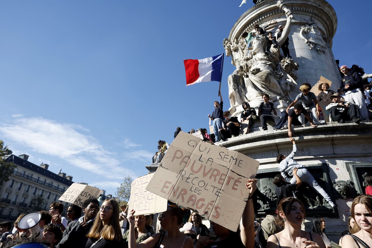 Protestas estudiantiles en Francia acorralan al Gobierno de Emmanuel Macron