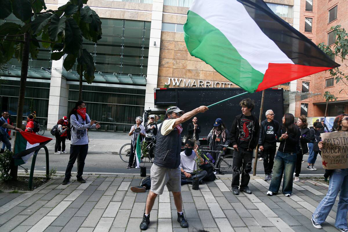 Estados Unidos advierte sobre nuevas protestas violentas en Colombia en apoyo a Palestina
