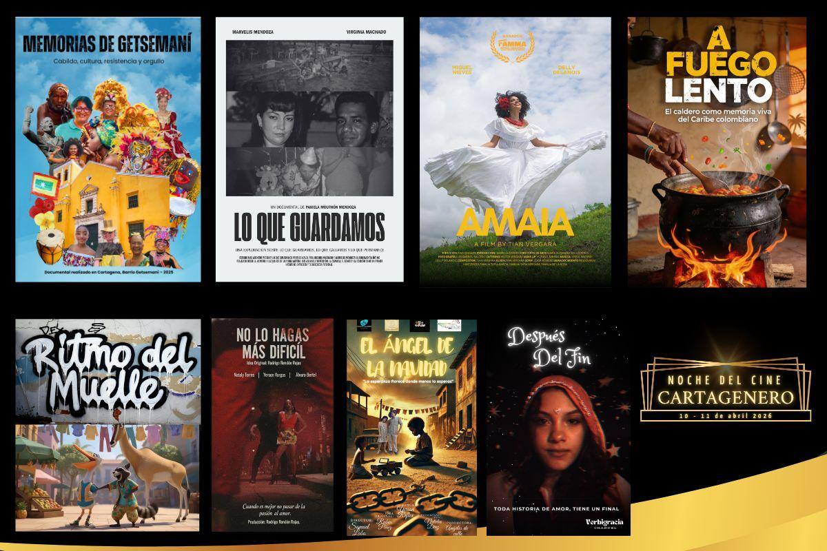 Proyecciones de Proyecciones de La Noche del Cine Cartagenero 2026. // Foto cortesía