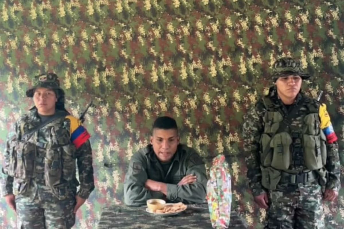 Video: envían prueba de vida de policía cartagenero secuestrado en Cauca