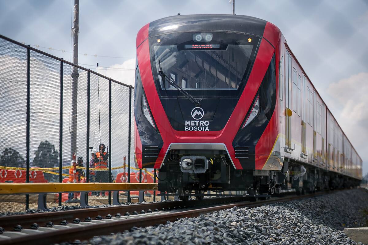 Metro de Bogotá pone en marcha pruebas de trenes y acelera su cronograma