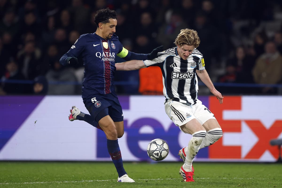 PSG y Newcastle empataron en la Champions League. Ambos equipos irán al repechaje. //Foto, EFE: YOAN VALAT