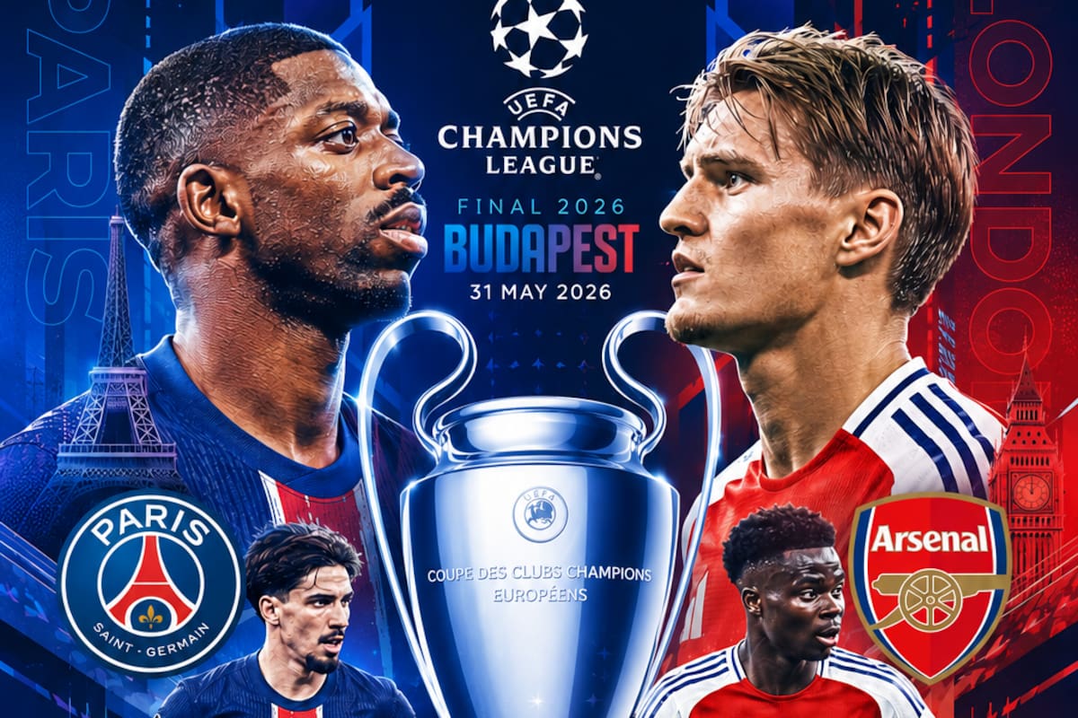 Champions League: fecha de la gran final entre Arsenal y PSG de Francia