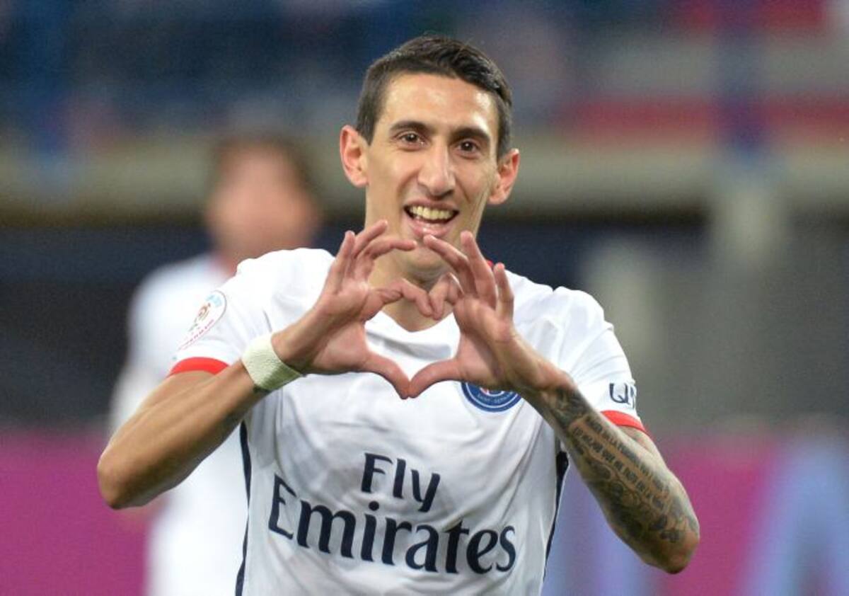 Paris Saint Germain se impuso con una gran actuación de Di María. AFP JEAN-FRANCOIS MONIER