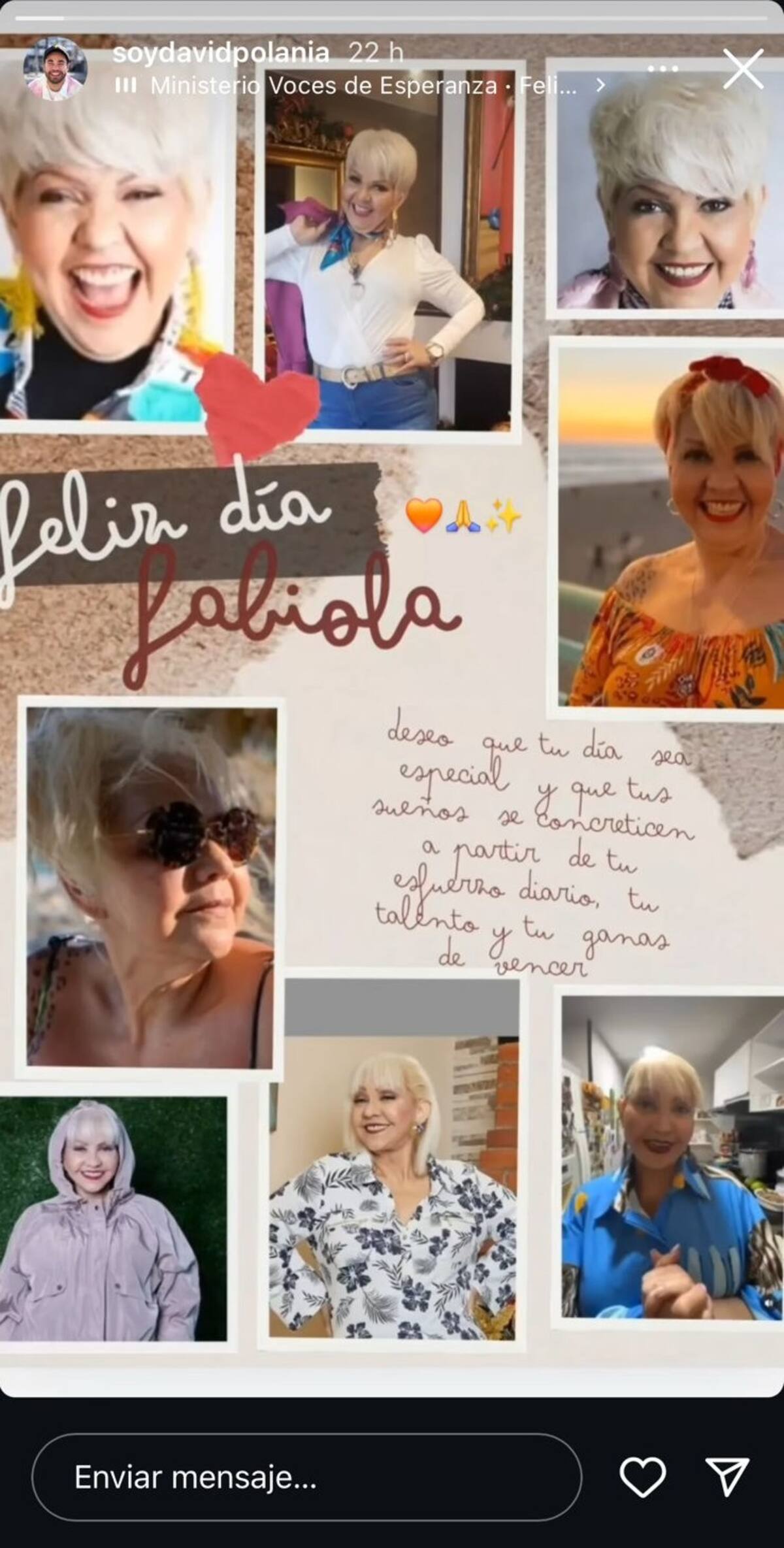 Publicación de David Polanía. // Captura de pantalla