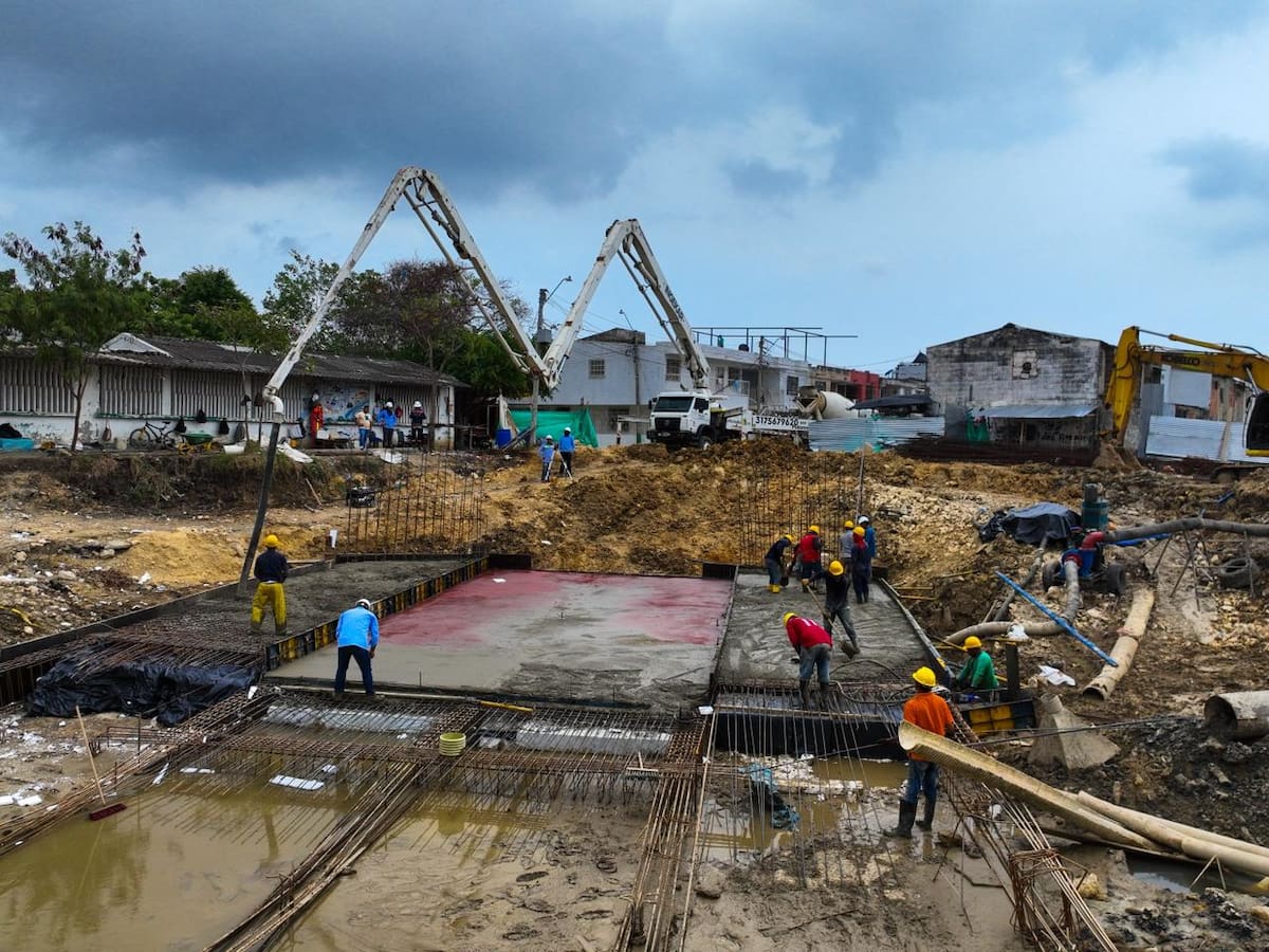 Arranca fase clave del puente Las Palmeras en Cartagena. // Foto: Cortesía.