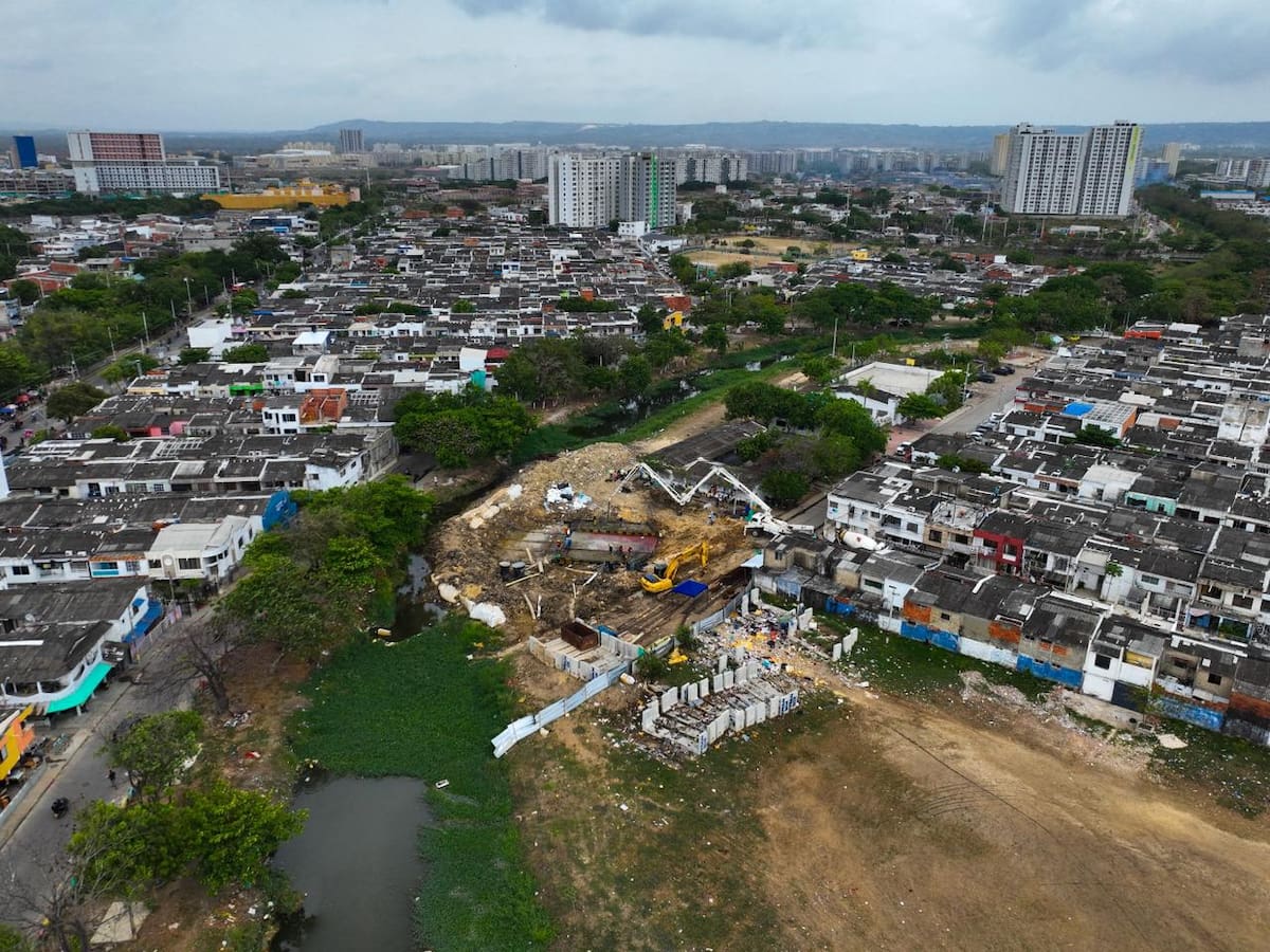 Arranca fase clave del puente Las Palmeras en Cartagena. // Foto: Cortesía.