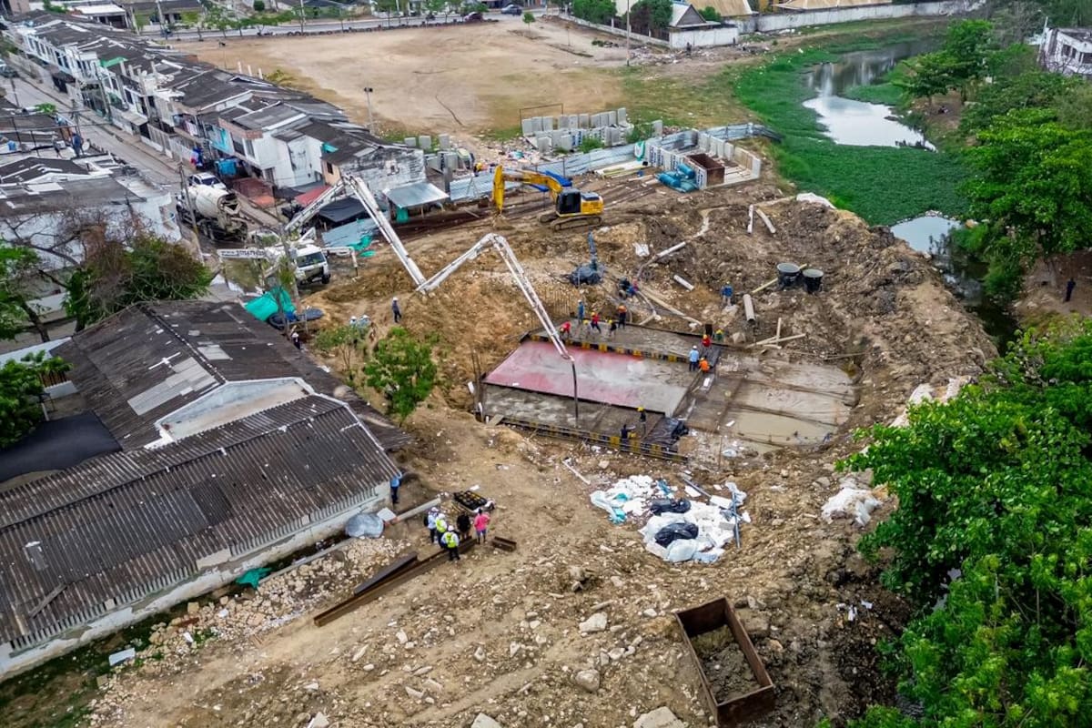 Arranca fase clave del puente Las Palmeras en Cartagena: así avanza