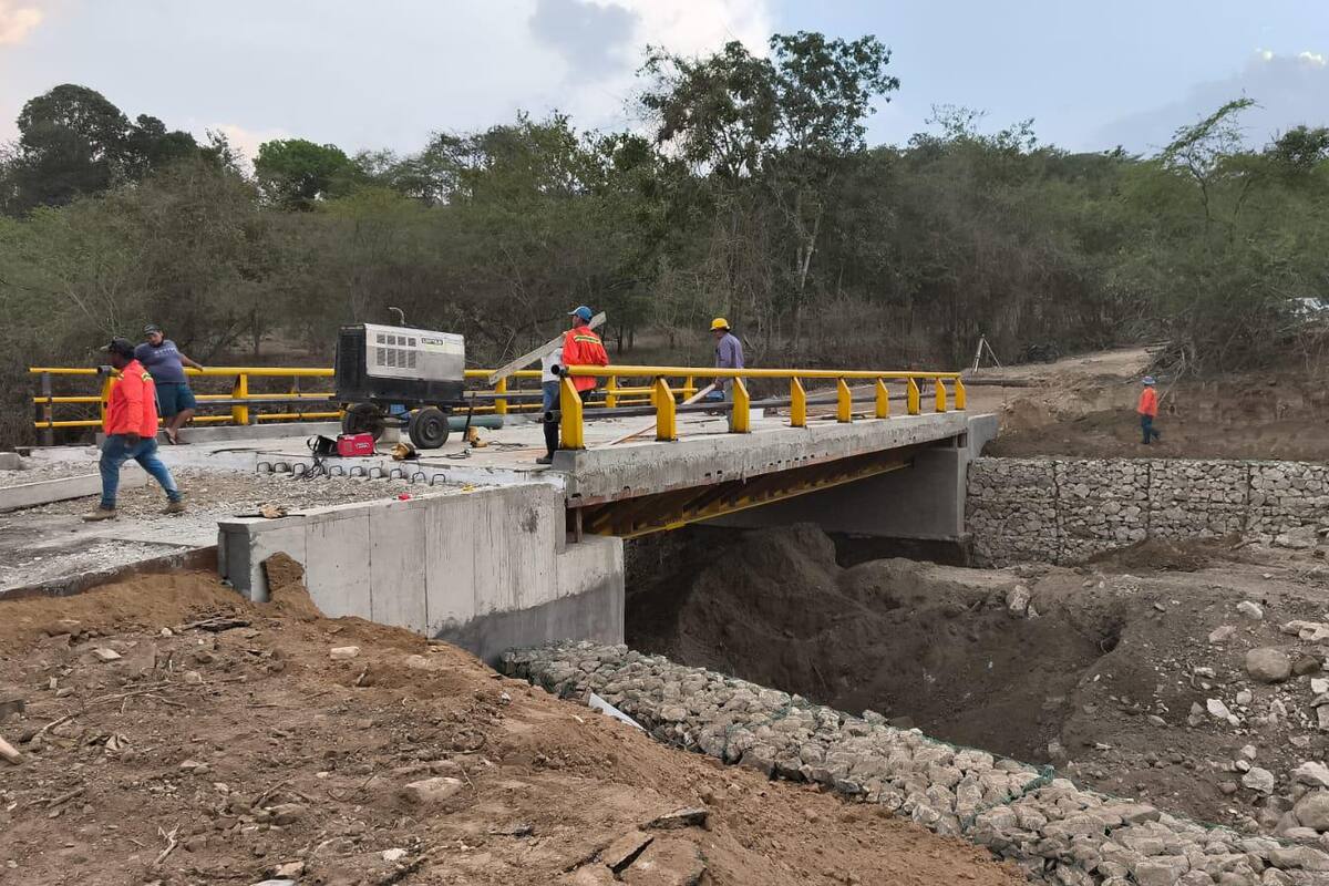 Gobernación de Bolívar casi termina el nuevo puente de El Guamo