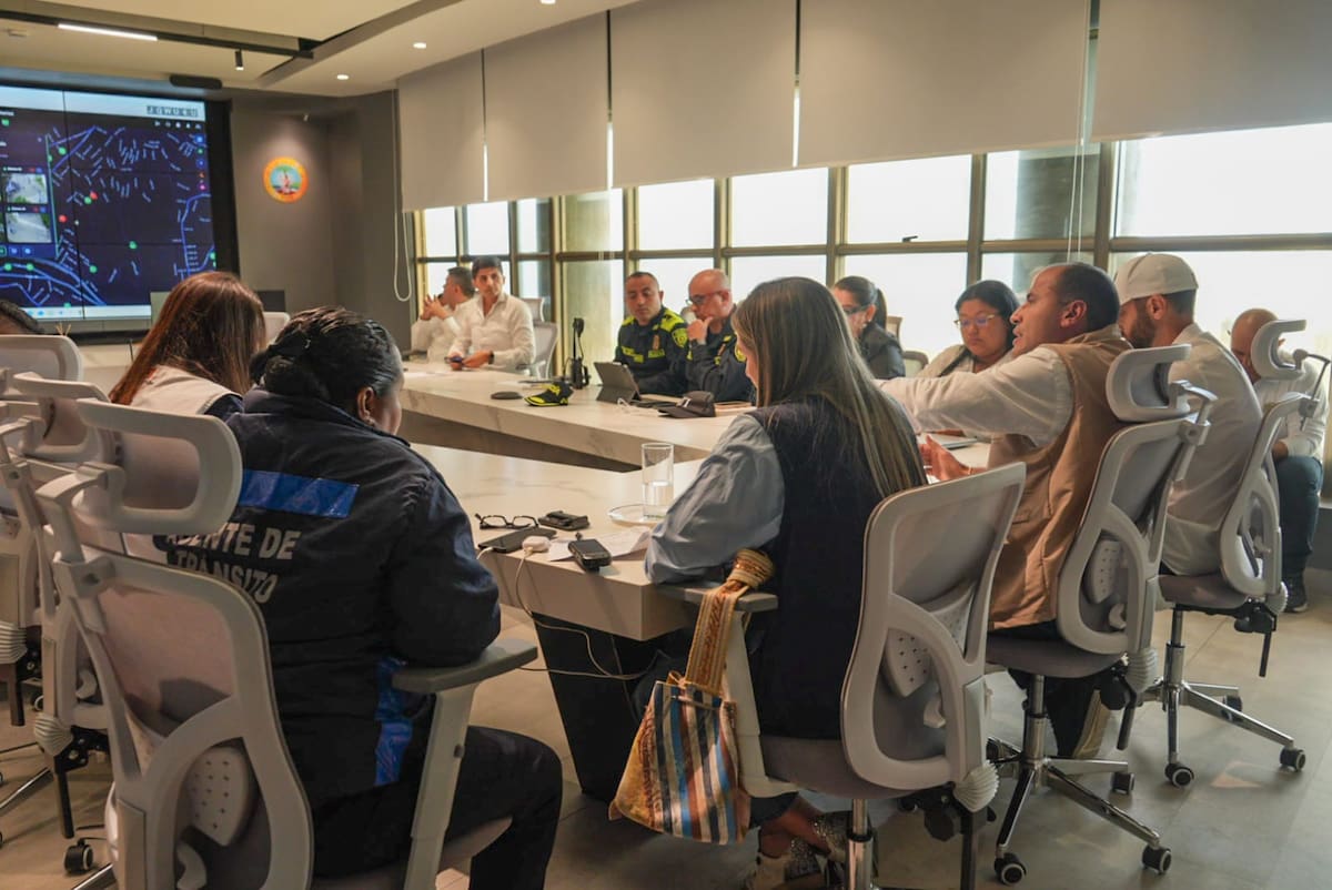 Puesto de Mando Unificado (PMU) en Cartagena, por elecciones al Congreso. // Foto: cortesía - Distrito