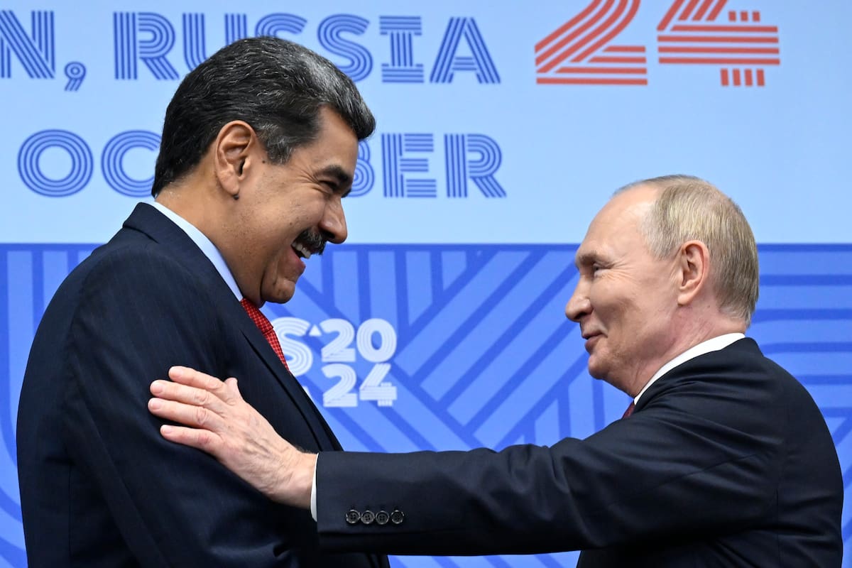 Cumbre de BRICS: Vladimir Putin recibe a Nicolás Maduro