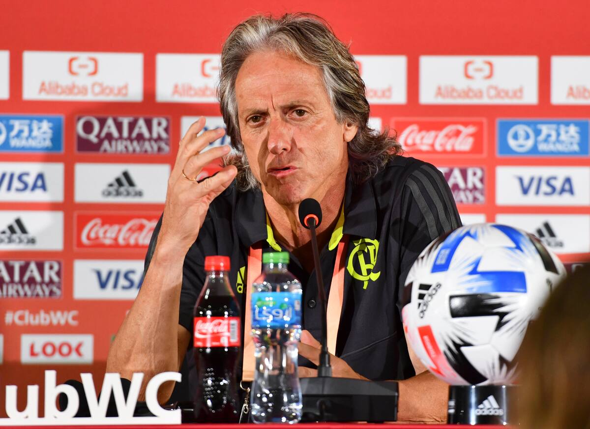 Jorge Jesús en su paso por Flamengo. EFE/EPA/NOUSHAD THEKKAYIL