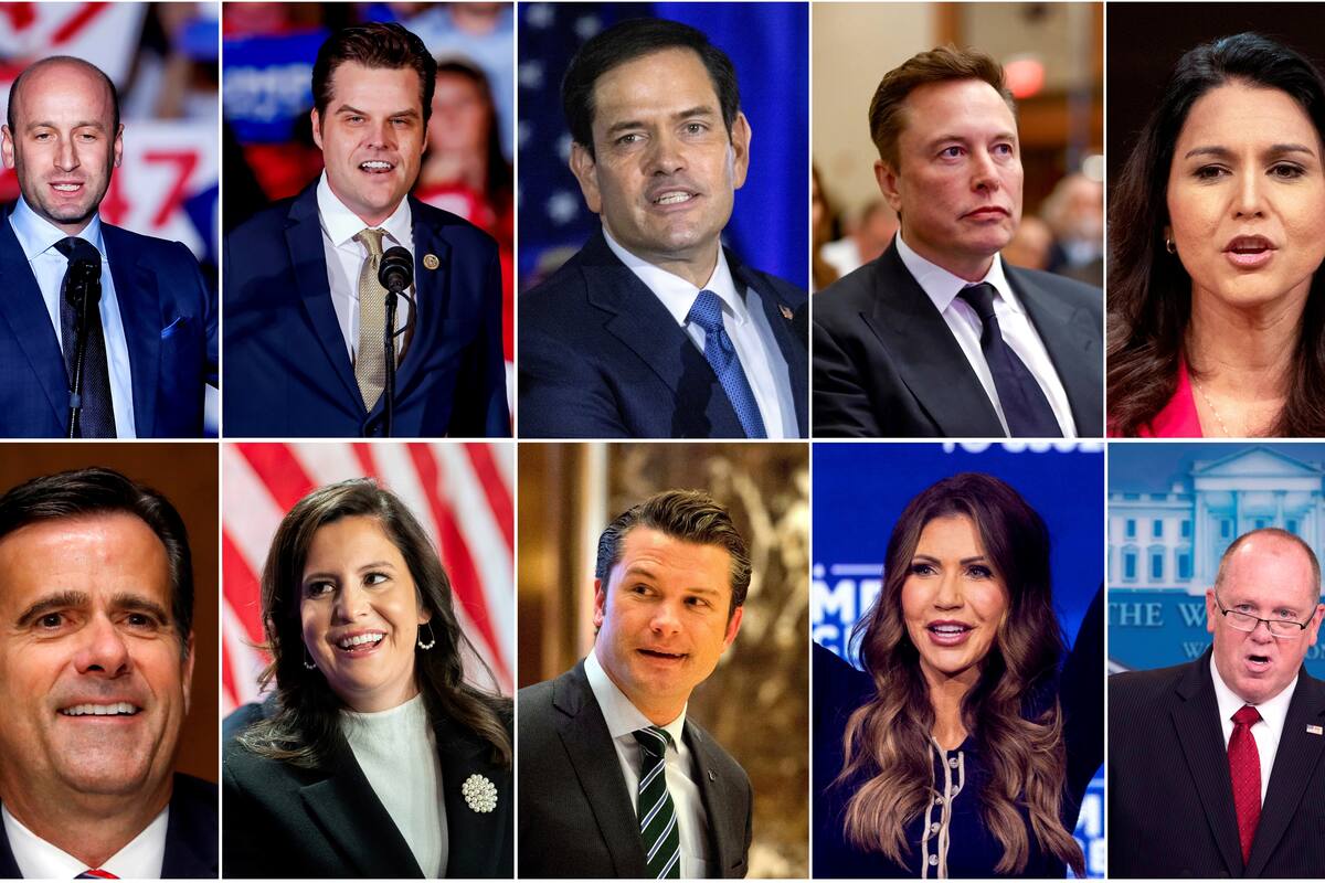 Estos son los integrantes del nuevo equipo de gobierno de Donald Trump