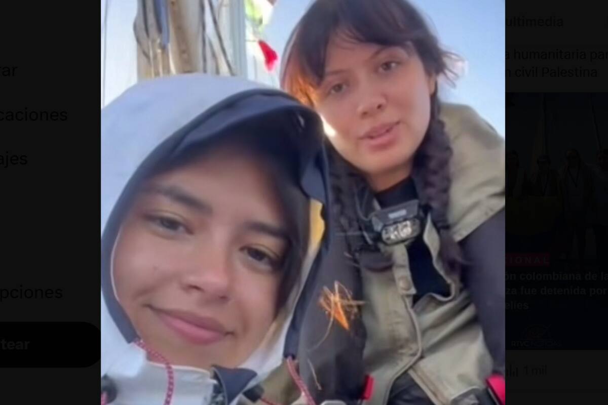 Manuela Bedoya y Luna Barreto serán deportadas de Israel tras detención en Flotilla Global Sumud