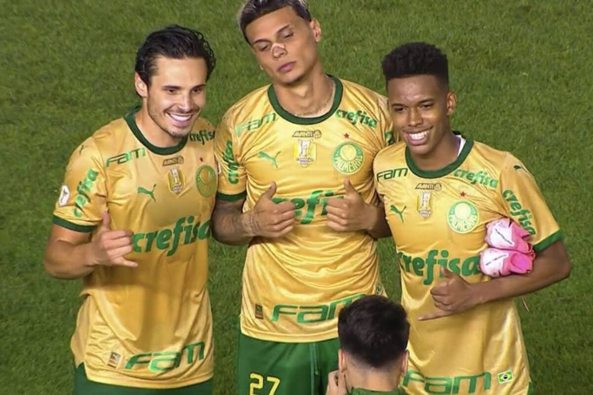 Richard Ríos: gol y asistencia en la victoria de Palmeiras