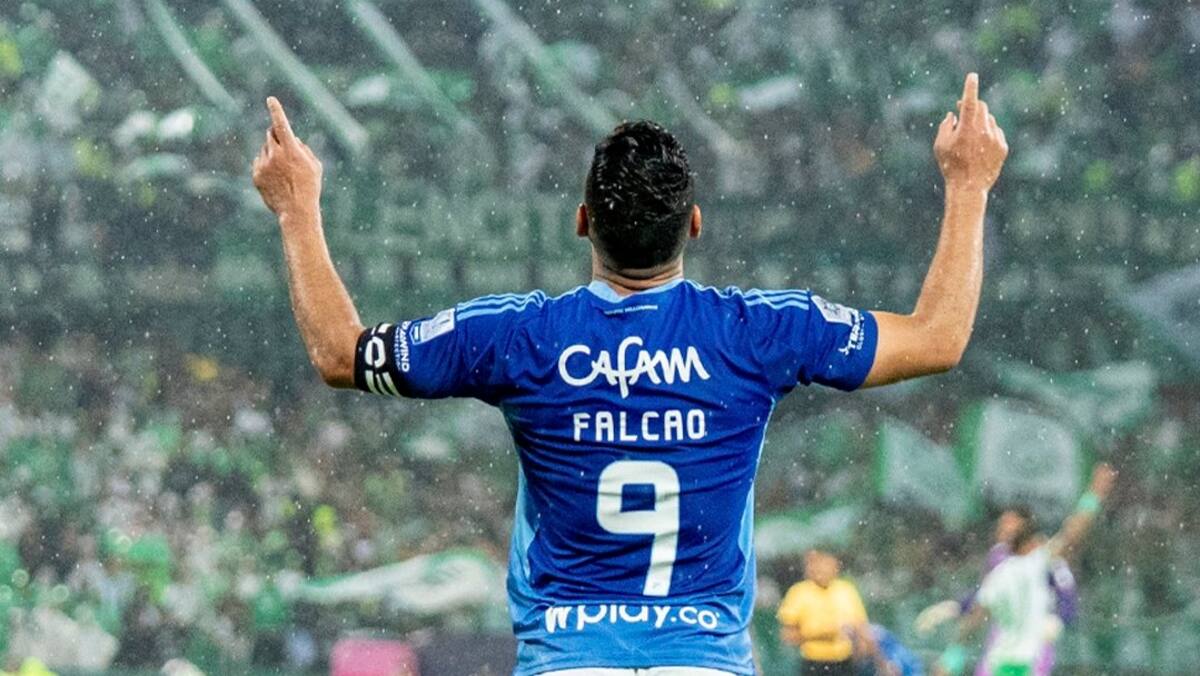 Radamel Falcao competirá con Dayro Moreno por el título de goleador. //Millonarios