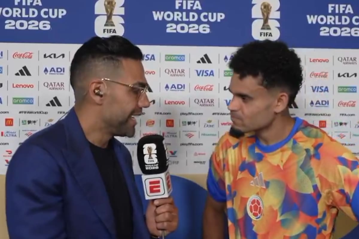Radamel Falcao habló con Luis Díaz sobre su falta de gol: respaldo total