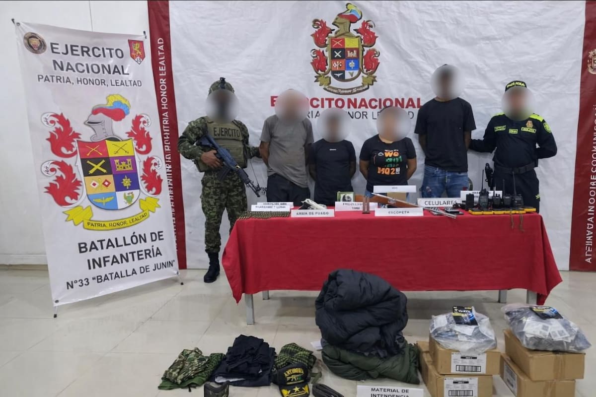 Así cayó una central de comunicaciones del Clan del Golfo: hay 4 capturados