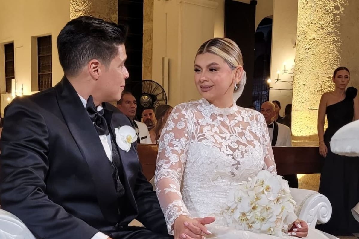 En fotos: Rafa Pérez y Milagros Villamil dieron el “sí” en Cartagena