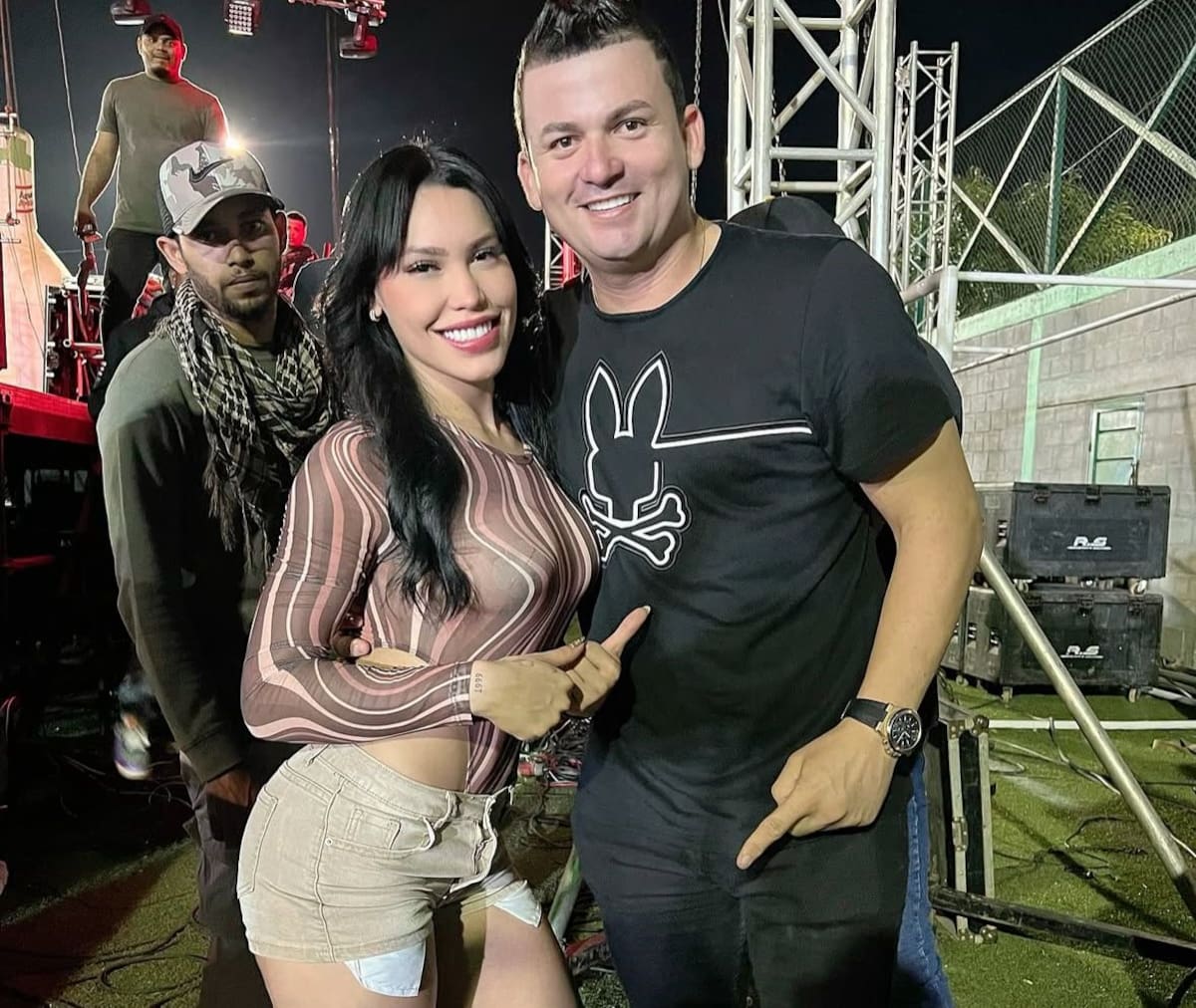 Rafael Blanco junto a Ana del Castillo. //Foto: IG @rafaellblanco.