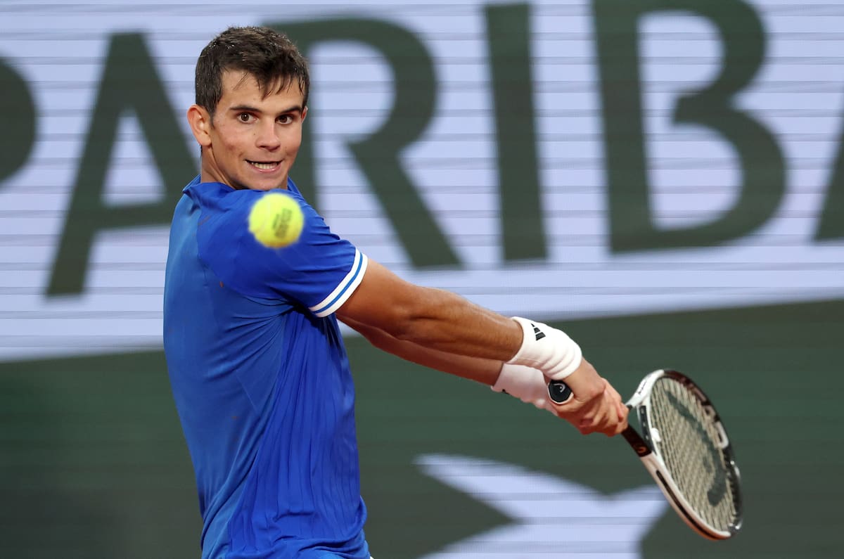 El español Rafael Jódar cayó en los cuartos de final de Roland Garros ante el alemán, Alexander Zverev. //Foto, EFE: MOHAMMED BADRA