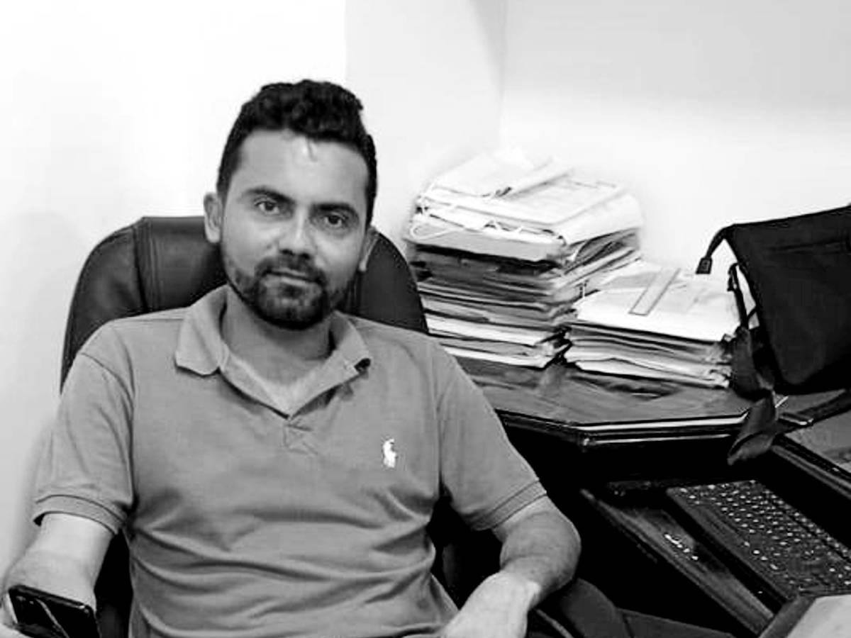 Rafael Moreno, periodista asesinado en Montelíbano (Córdoba).