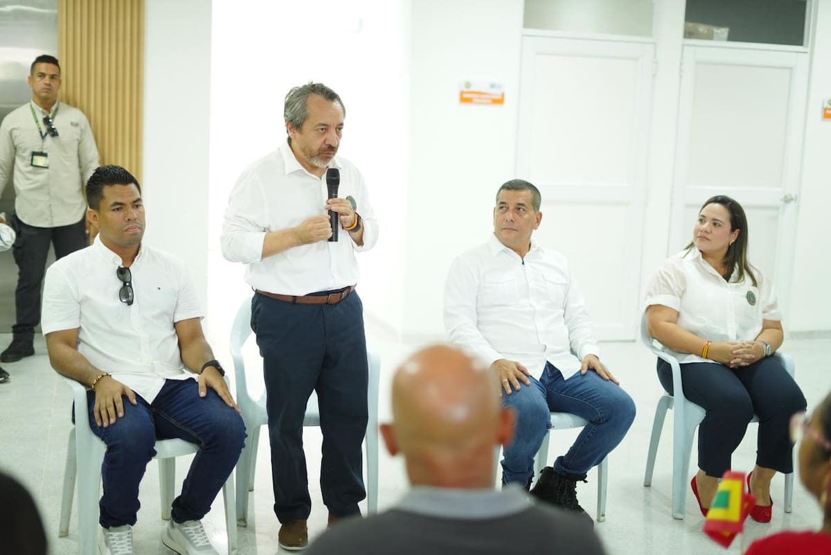 Rafael Navarro, Director del DADIS intervino. // Foto: cortesía - Alcaldía de Cartagena.