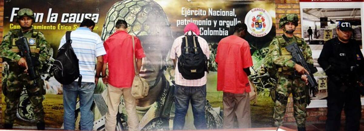 La operación fue desarrollada por hombres del Grupo de Caballería Mecanizado No. 5 General Hermógenes Maza. Colprensa