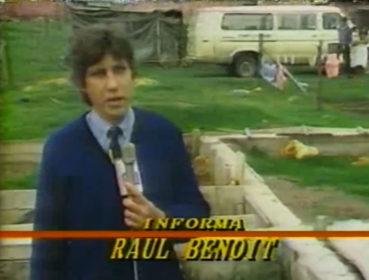 Raúl Benoit en su juventud. //Foto: redes sociales.