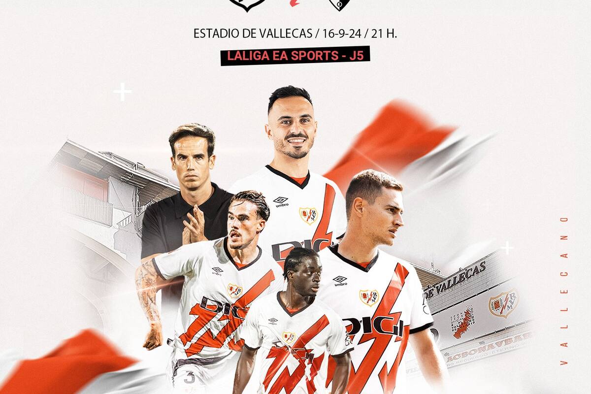 Horario y canal del partido del Rayo Vallecano, equipo de James Rodríguez