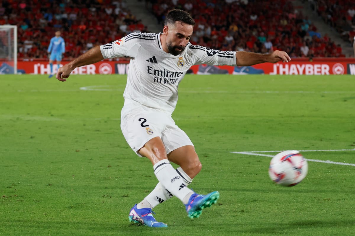 Dani Carvajal finalizó su historia con Real Madrid en la temporada. //Foto, EFE: CATI CLADERA