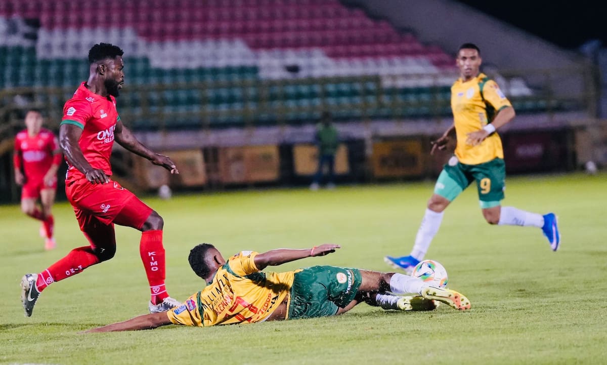 Real Cartagena se quedó un poco sin piernas en el segundo tiempo. //CORTESÍA