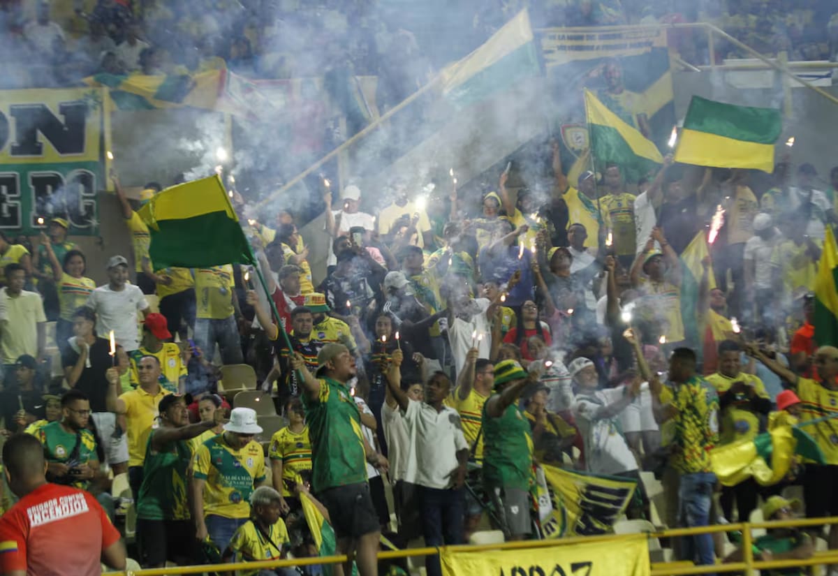 Hinchada del Real Cartagena. //Archivo