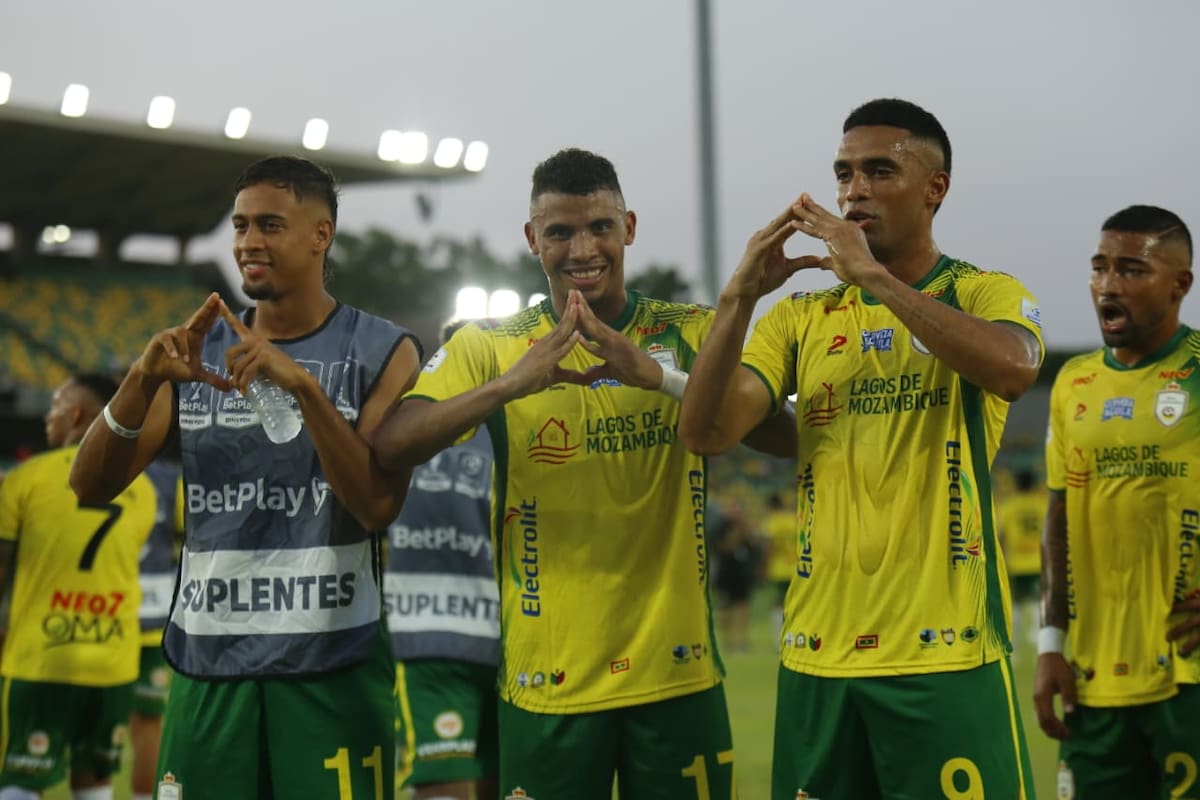 Real Cartagena se reencontró con la victoria en el duelo contra Bogotá por la jornada 4 del Torneo Betplay. //Foto: Luis Eduardo Herrán - El Universal.