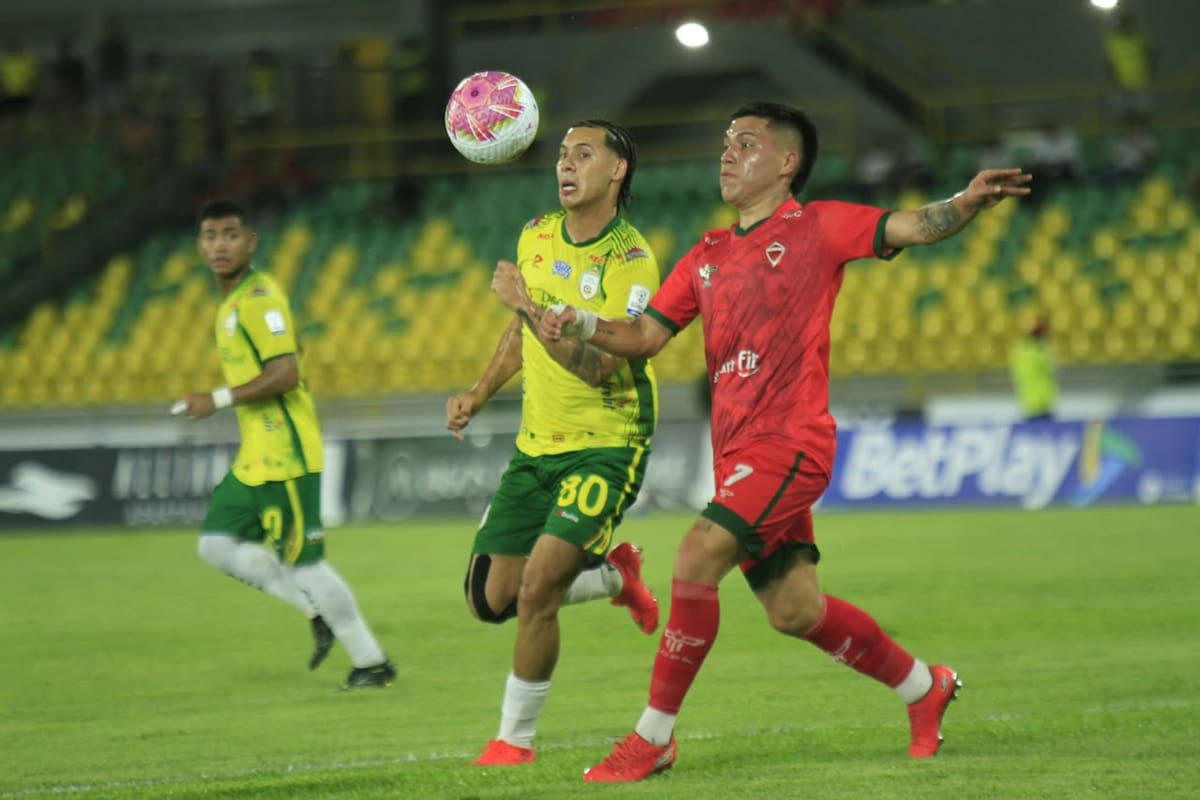 Real Cartagena mejoró su nivel en el partido contra Patriotas por la fecha 14 del Torneo Betplay 2026-II. //Foto: Óscar Díaz Acosta - El Universal.