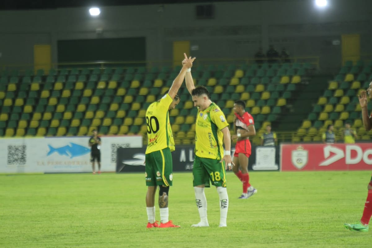 Real Cartagena derrotó a Patriotas en la fecha 14 del Torneo Betplay 2026-II en el duelo disputado en el Jaime Morón. //Foto: Óscar Díaz Acosta - El Universal.