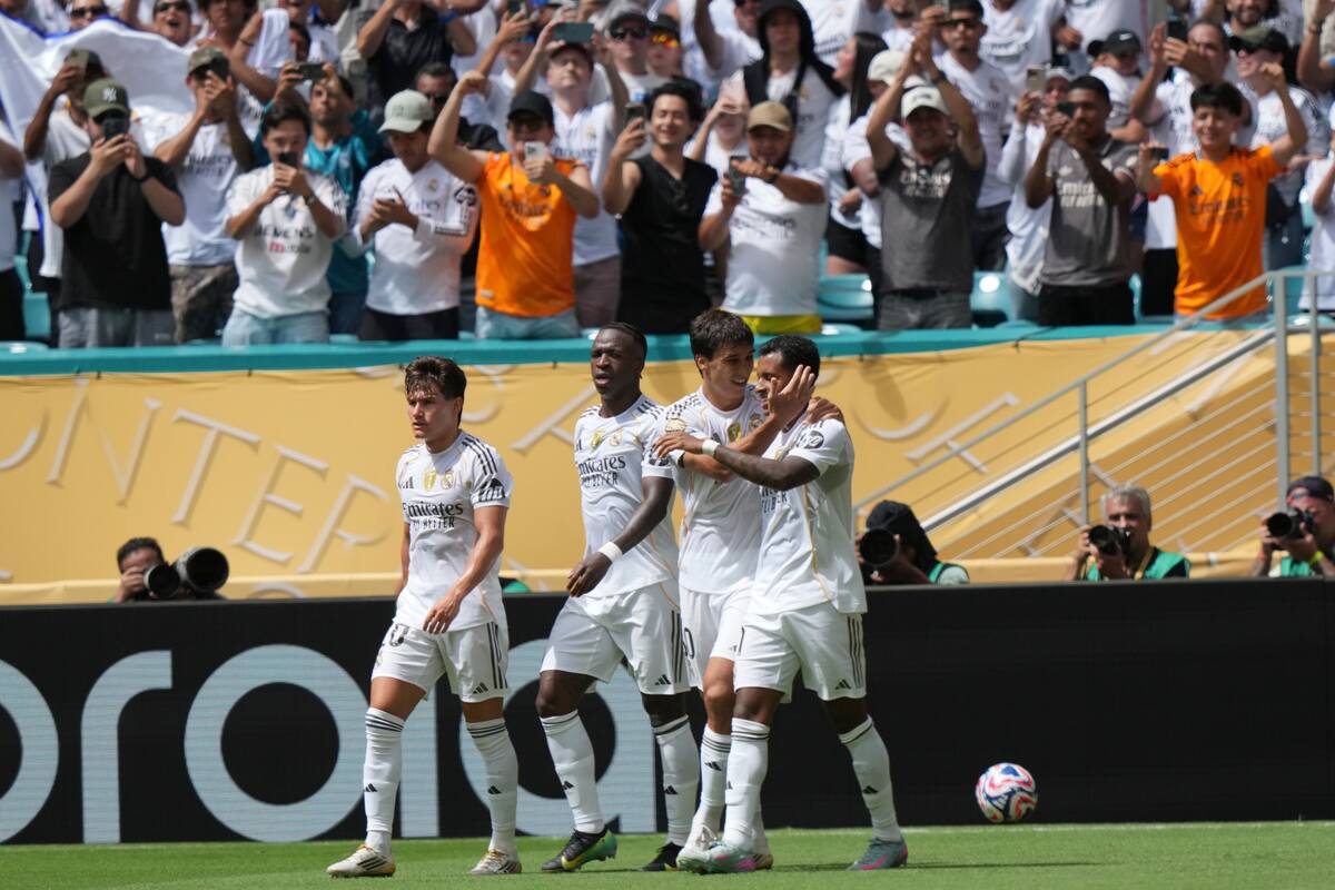 Real Madrid jugó un pálido partido ante el Al Hilal en su inicio por el Mundial de Clubes. //Foto, AP: Lynne Sladky