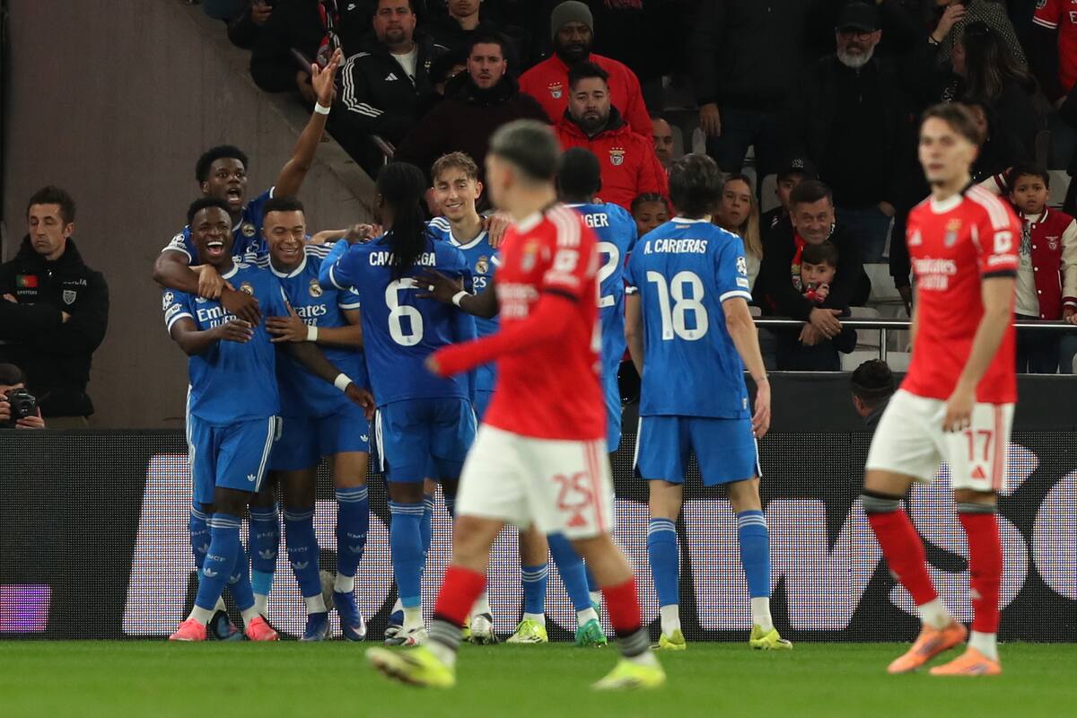 Video: un golazo de Vinícius Jr dio el triunfo a Real Madrid en Champions