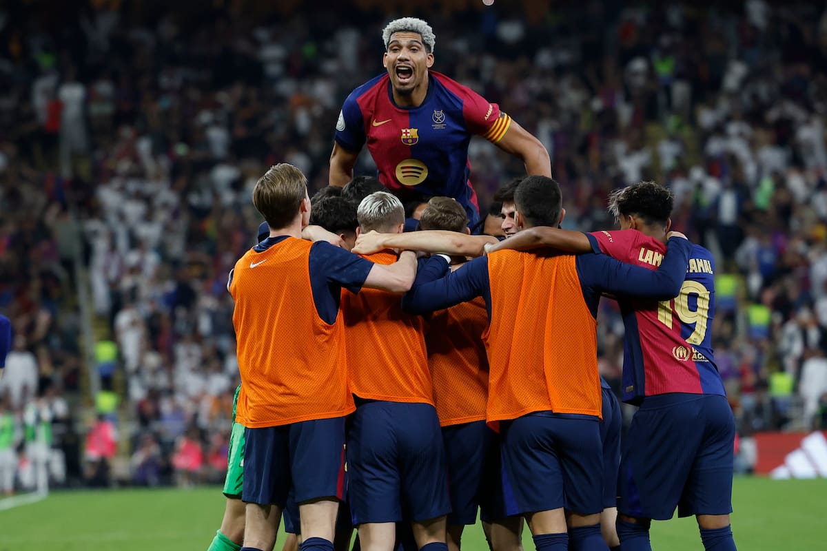 Barcelona y Real Madrid van por la Supercopa de España: hora y dónde ver