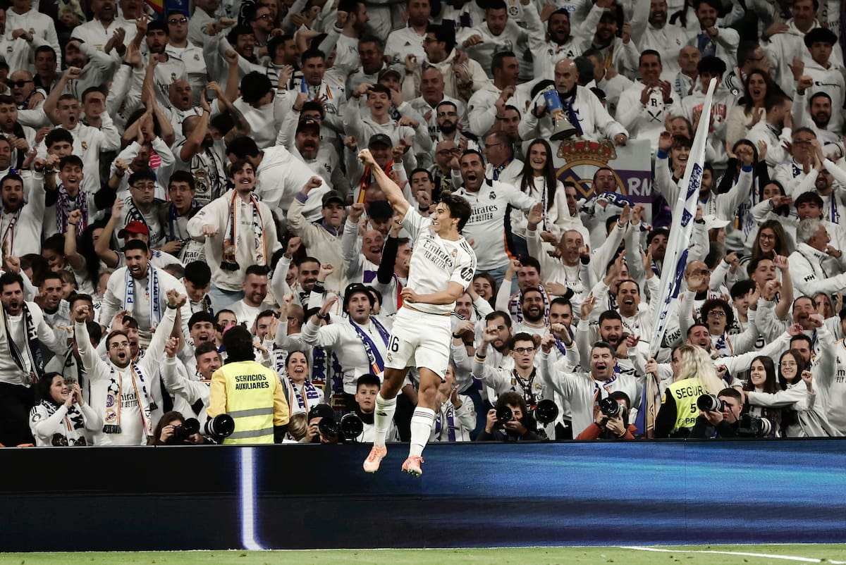 El ahora exdelantero del Real Madrid Gonzalo García. //Foto, EFE: Sergio Pérez