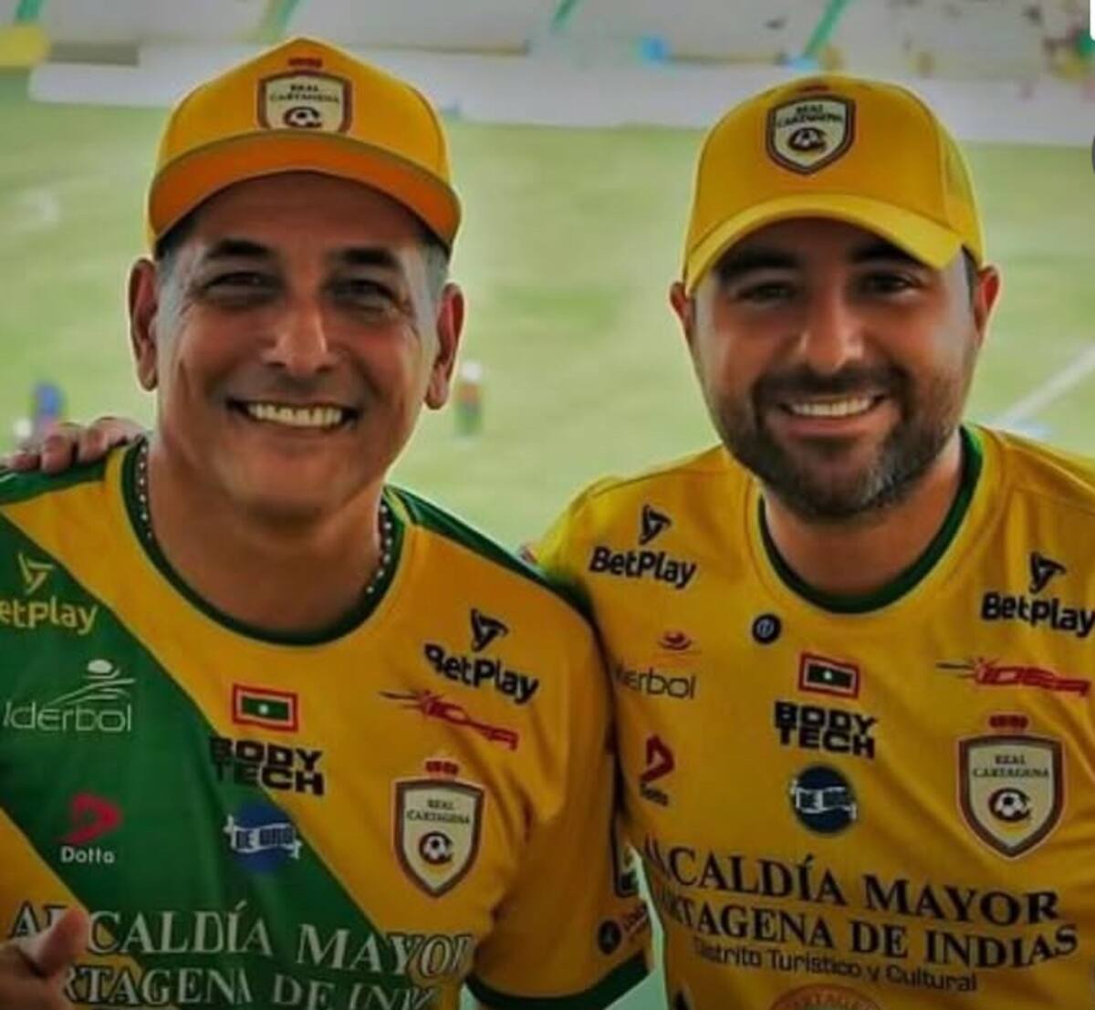Dumek Turbay, alcalde de Cartagena, y Yamil Arana, gobernador de Bolívar, no apoyarán más al Real Cartagena. //CORTESÍA