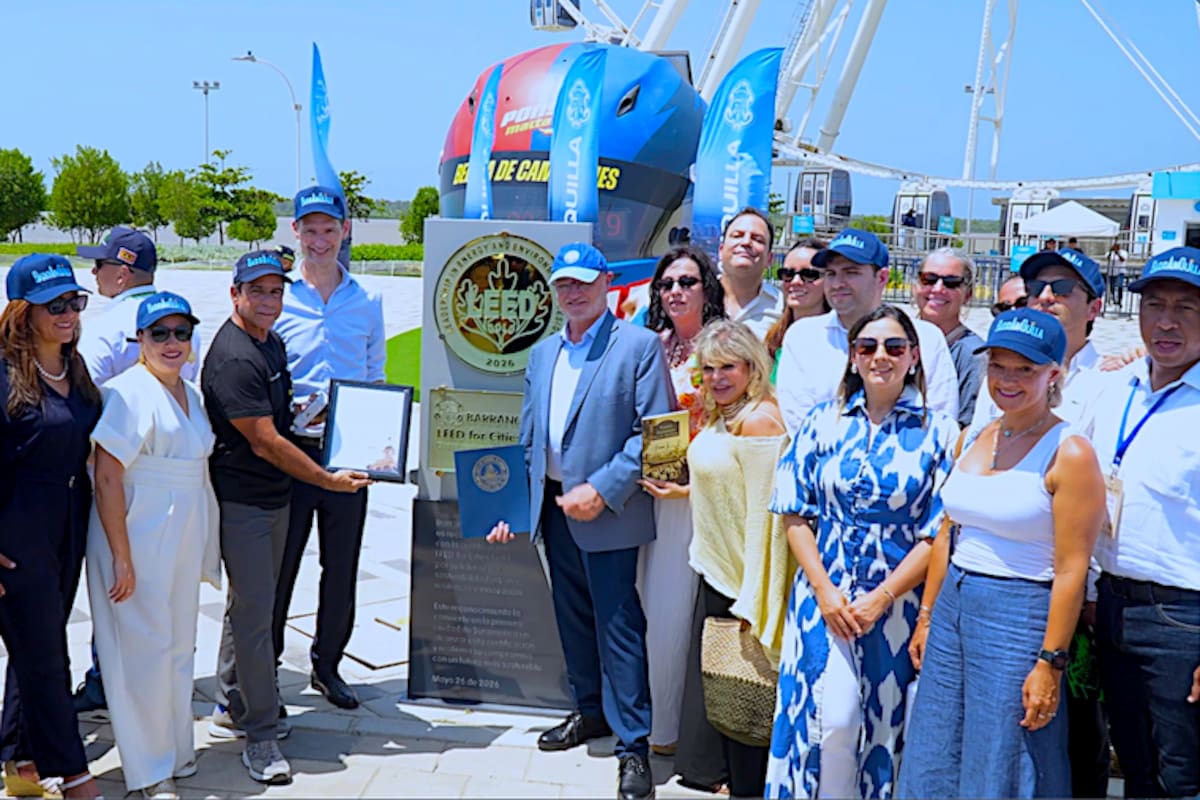 Barranquilla recibió la certificación como primera ciudad sostenible de Suramérica