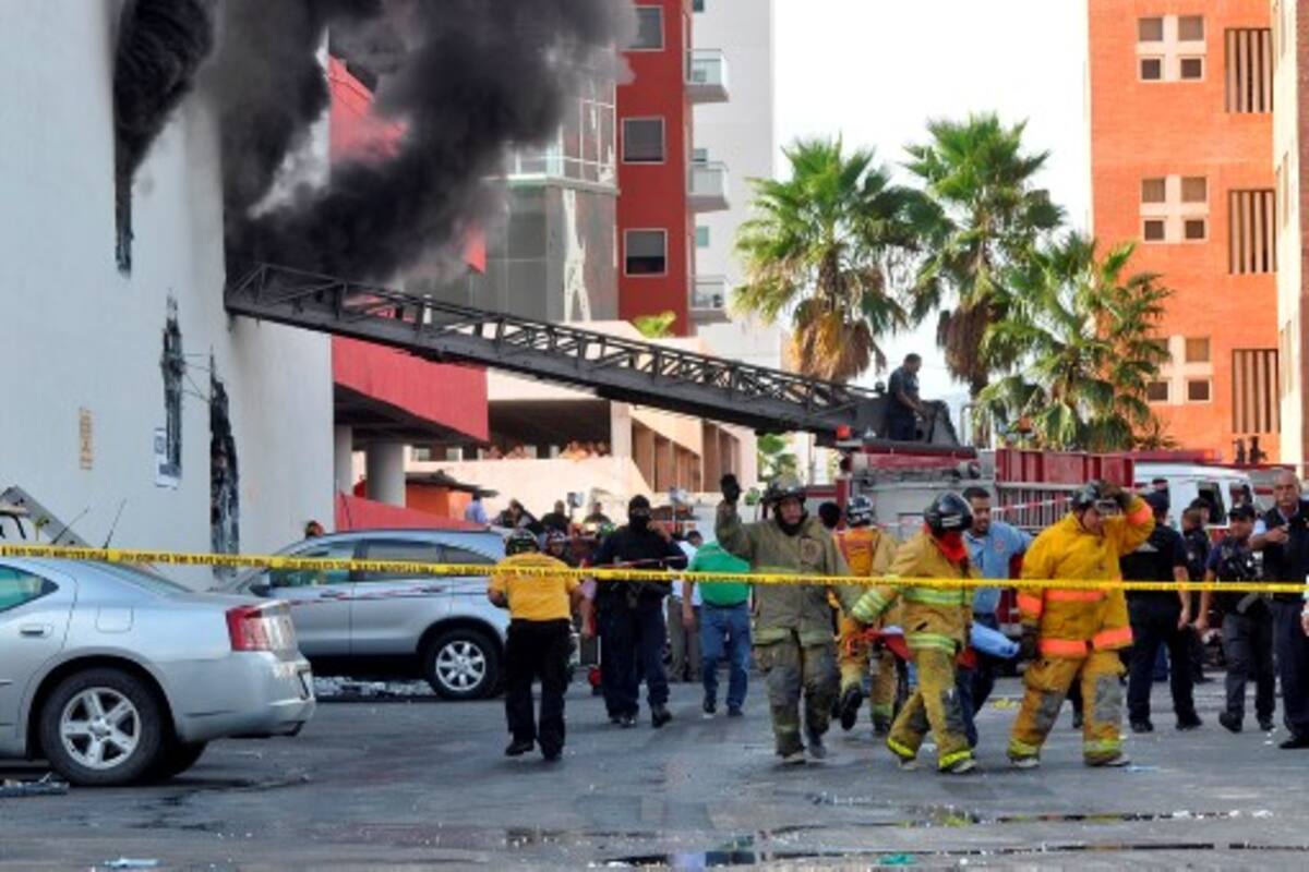 52 muertos dejó un atentado en un casino de México. AFP