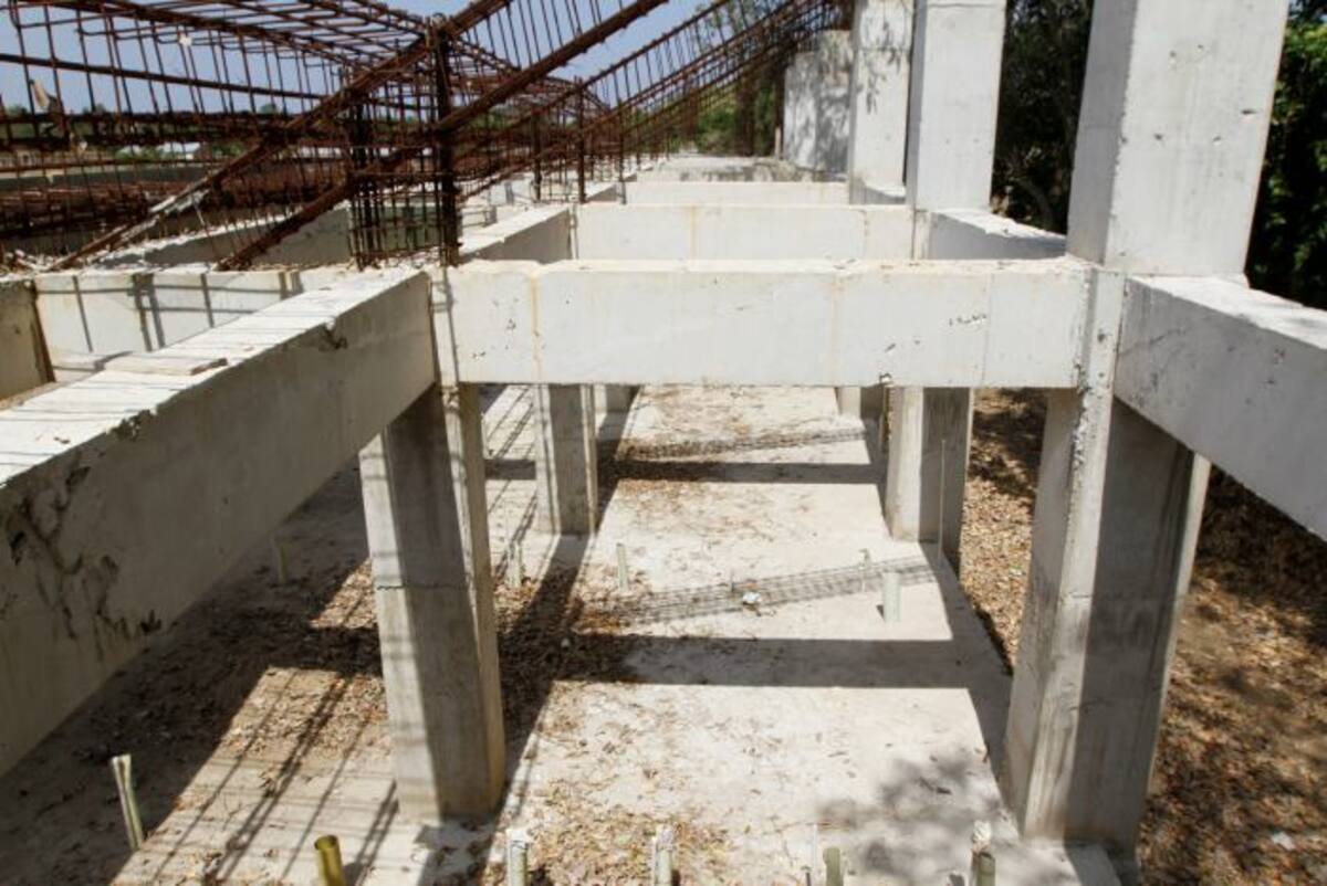 En muchos municipios de de Bolívar hay obras retrasadas que se construyen con recursos de regalías. Archivo