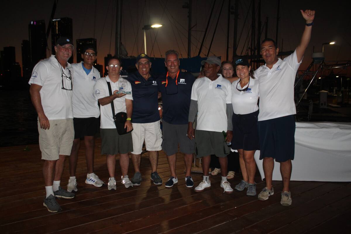 Frizonia ocupó el primer lugar en la categoría +1 regata este sábado en Cartagena.//CORTESÍA YORDI ALCALA